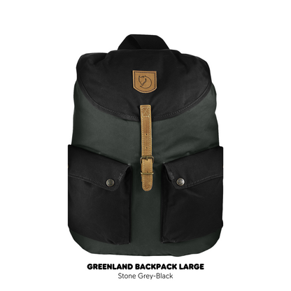 Fjallraven/ Greenland Backpack Large /กระเป๋าเป้สะพายหลังดีไซส์เรียบง่าย สายและโลโก้หนังแท้ เป้เดินทาง เป้ท่องเที่ยว