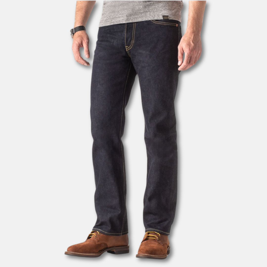 14oz Selvedge Denim Slim Straight Cut Jeans (666s-14oz) | Iron Heart