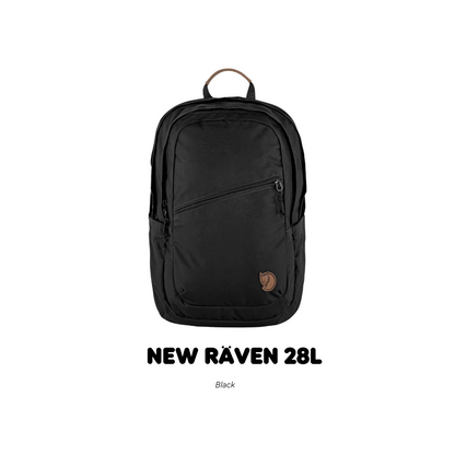 Fjallraven /Raven 28 /กระเป๋าเป้สะพายหลังดีไซส์เรียบง่าย สายและโลโก้หนังแท้ เป้เดินทาง เป้ท่องเที่ยว