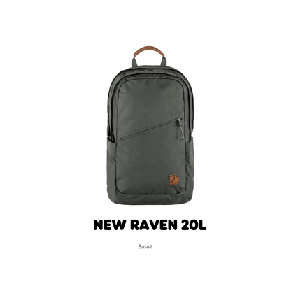 Fjallraven /Raven 20 /กระเป๋าเป้สะพายหลังดีไซส์เรียบง่าย สายและโลโก้หนังแท้ เป้เดินทาง เป้ท่องเที่ยว