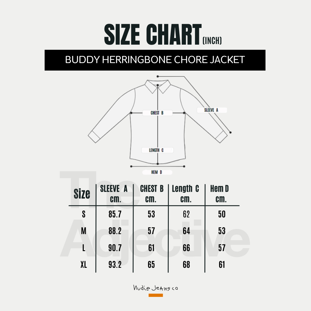 Buddy Herringbone Chore Jacket | Nudie Jeans