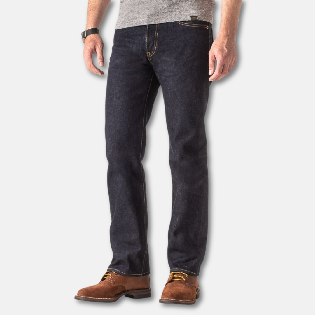 14oz Selvedge Denim Slim Straight Cut Jeans (666s-14oz) | Iron Heart