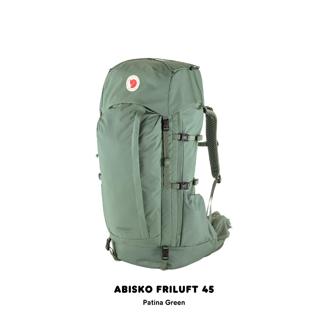 Fjallraven/ New Abisko Friluft 45 / กระเป๋าเดินป่าฉบับมือโปร ขนาด 45 ลิตร กระเป่าเป้แบคแพค กระเป๋าเป้