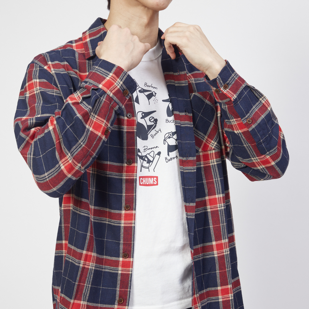 Relaxed Flannel Shirt Rebirth-Multi l Nudie Jeans