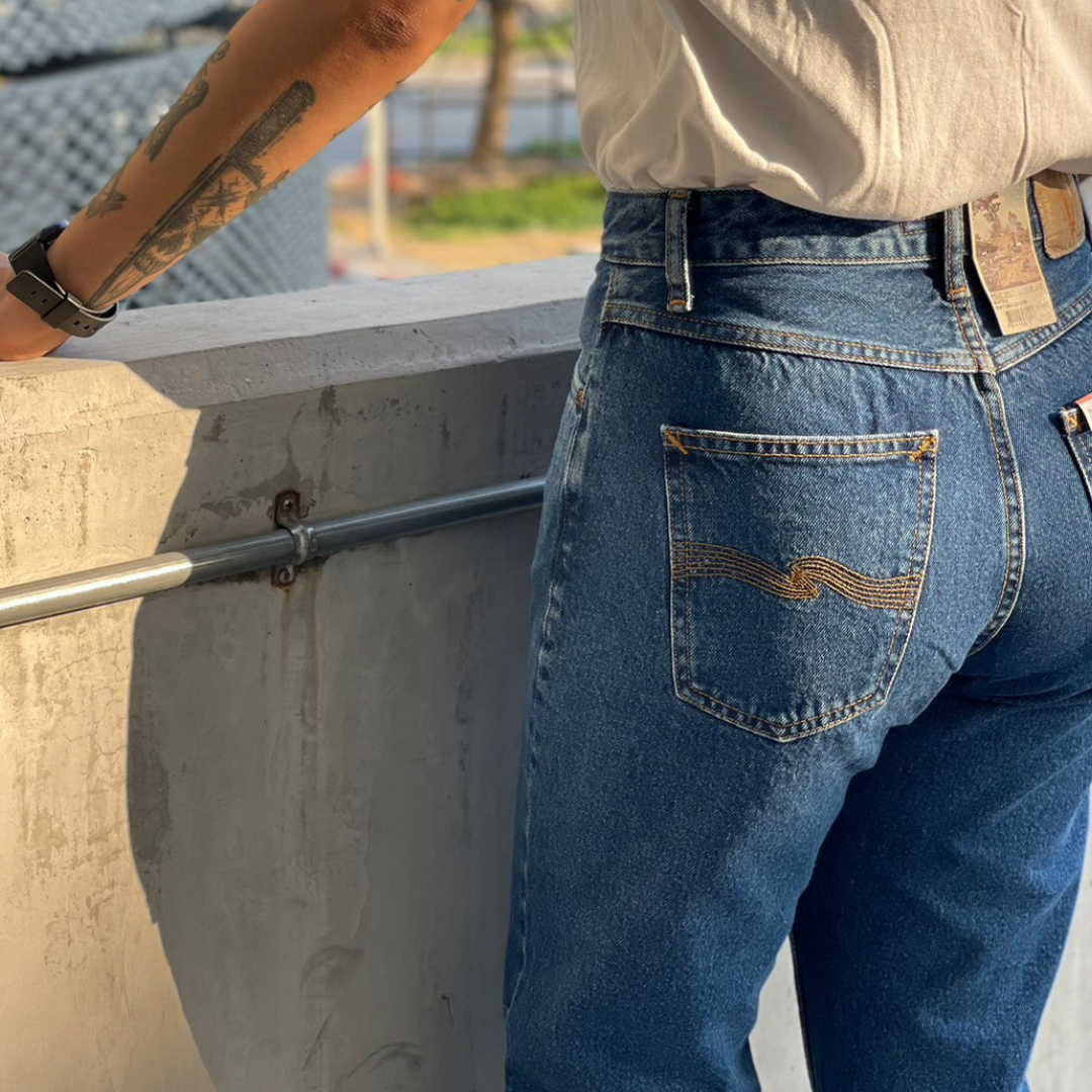 Breezy Britt-90s Stone l Nudie Jeans