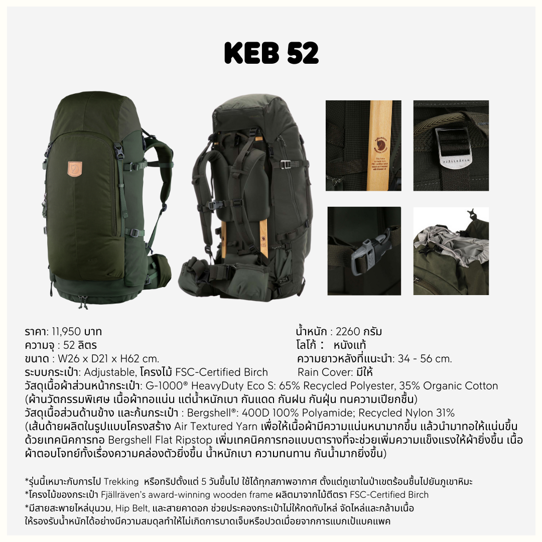 Keb 52/52W I Fjallraven