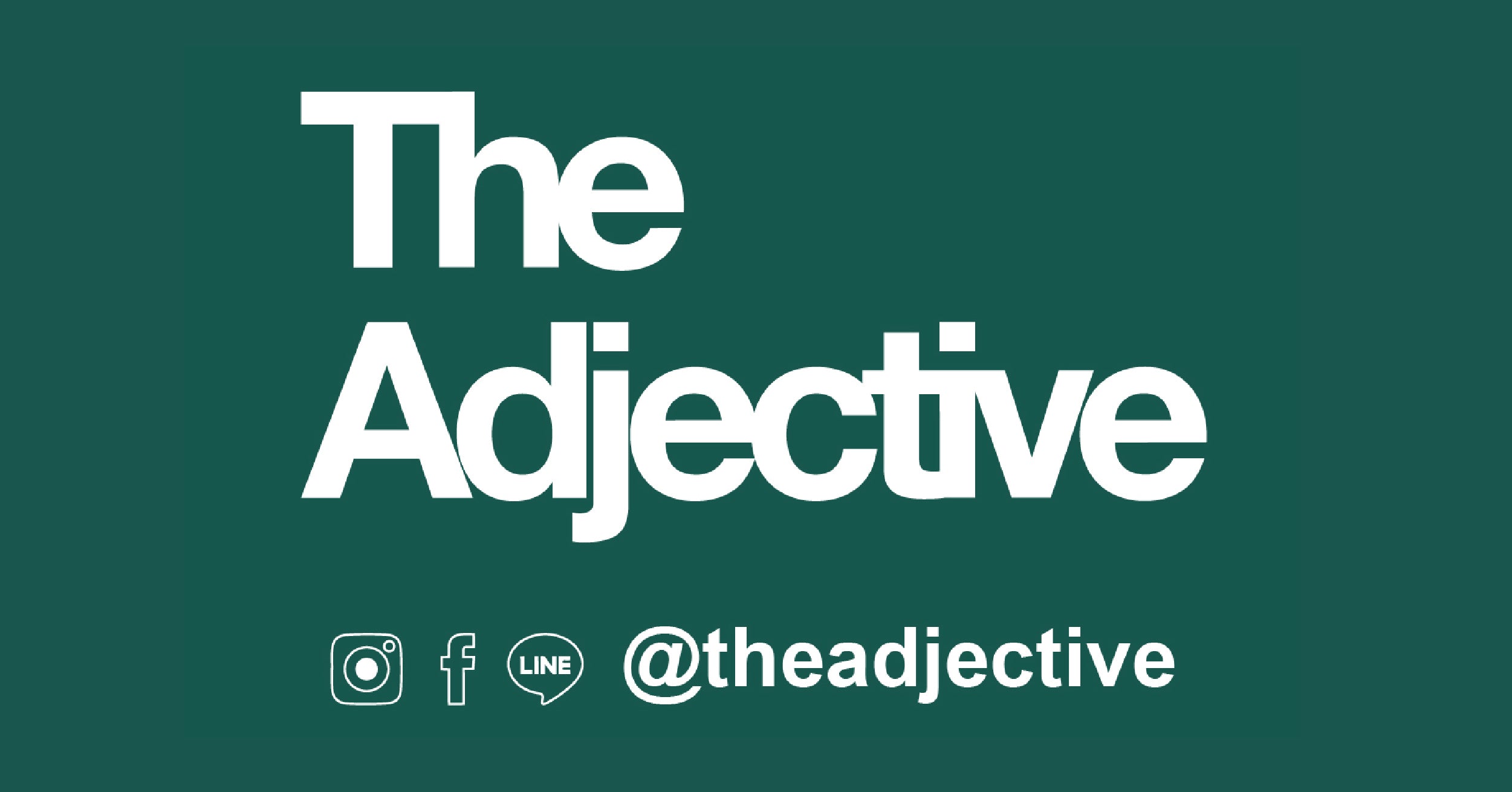  the adjective the adjective