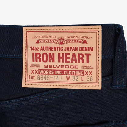 14oz Selvedge Denim Straight Cut Jeans - Indigo I Iron Heart