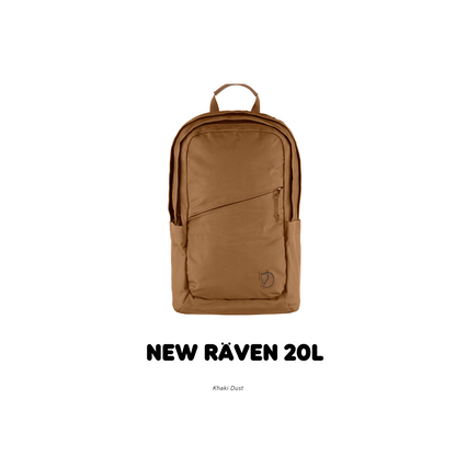 Fjallraven /Raven 20 /กระเป๋าเป้สะพายหลังดีไซส์เรียบง่าย สายและโลโก้หนังแท้ เป้เดินทาง เป้ท่องเที่ยว