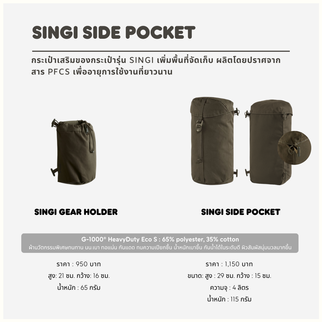 Singi Side Pocket I Fjallraven