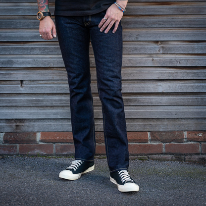 14oz Selvedge Denim Slim Tapered Cut Jeans (777s-14oz) | Iron Heart