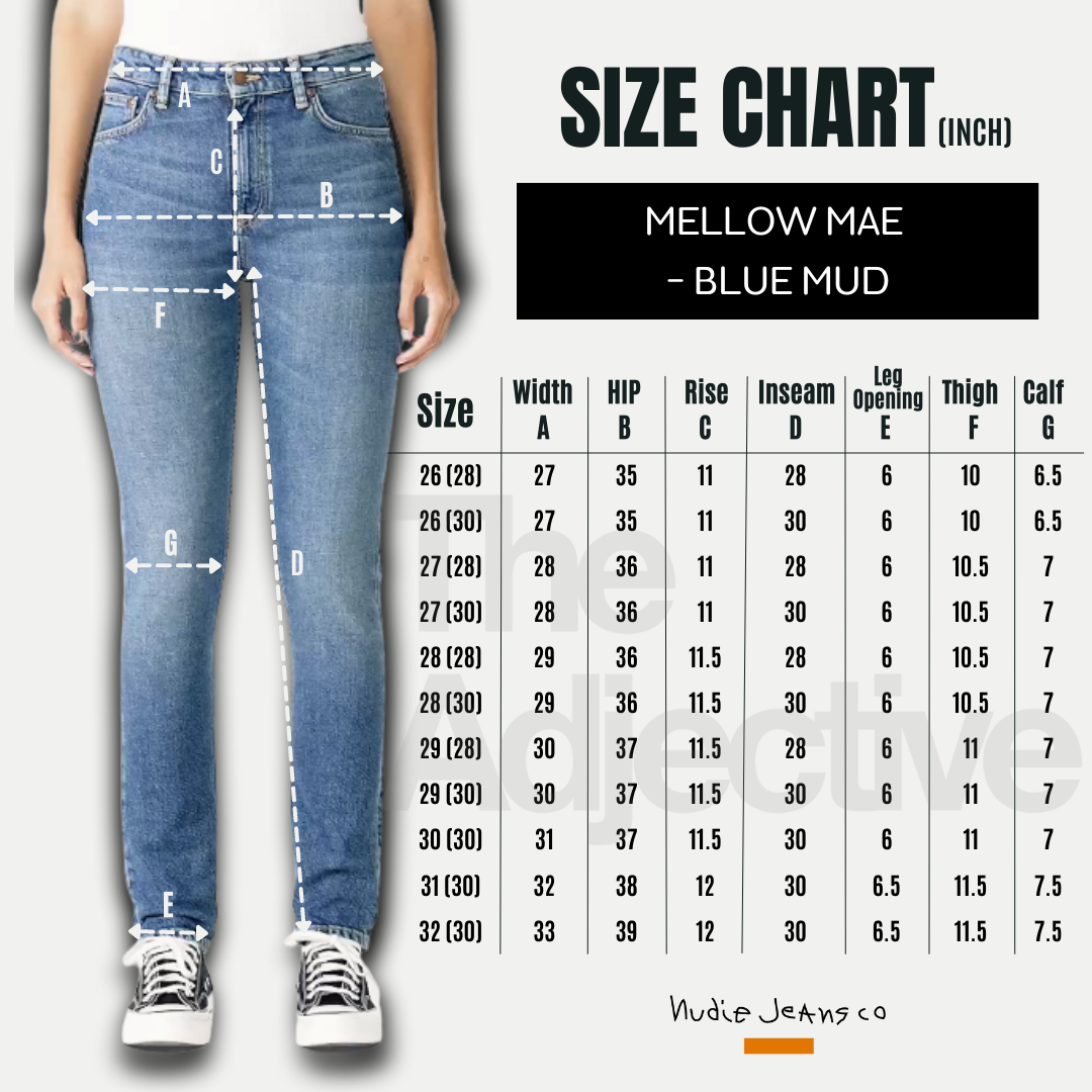 Mellow Mae-Blue Mud I Nudie Jeans