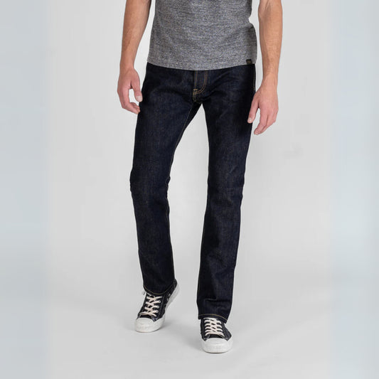 21oz Selvedge Denim Slim Cut Jeans - Indigo (IH-555S-21) | Iron Heart