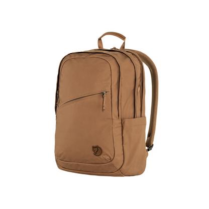 Fjallraven /Raven 28 /กระเป๋าเป้สะพายหลังดีไซส์เรียบง่าย สายและโลโก้หนังแท้ เป้เดินทาง เป้ท่องเที่ยว