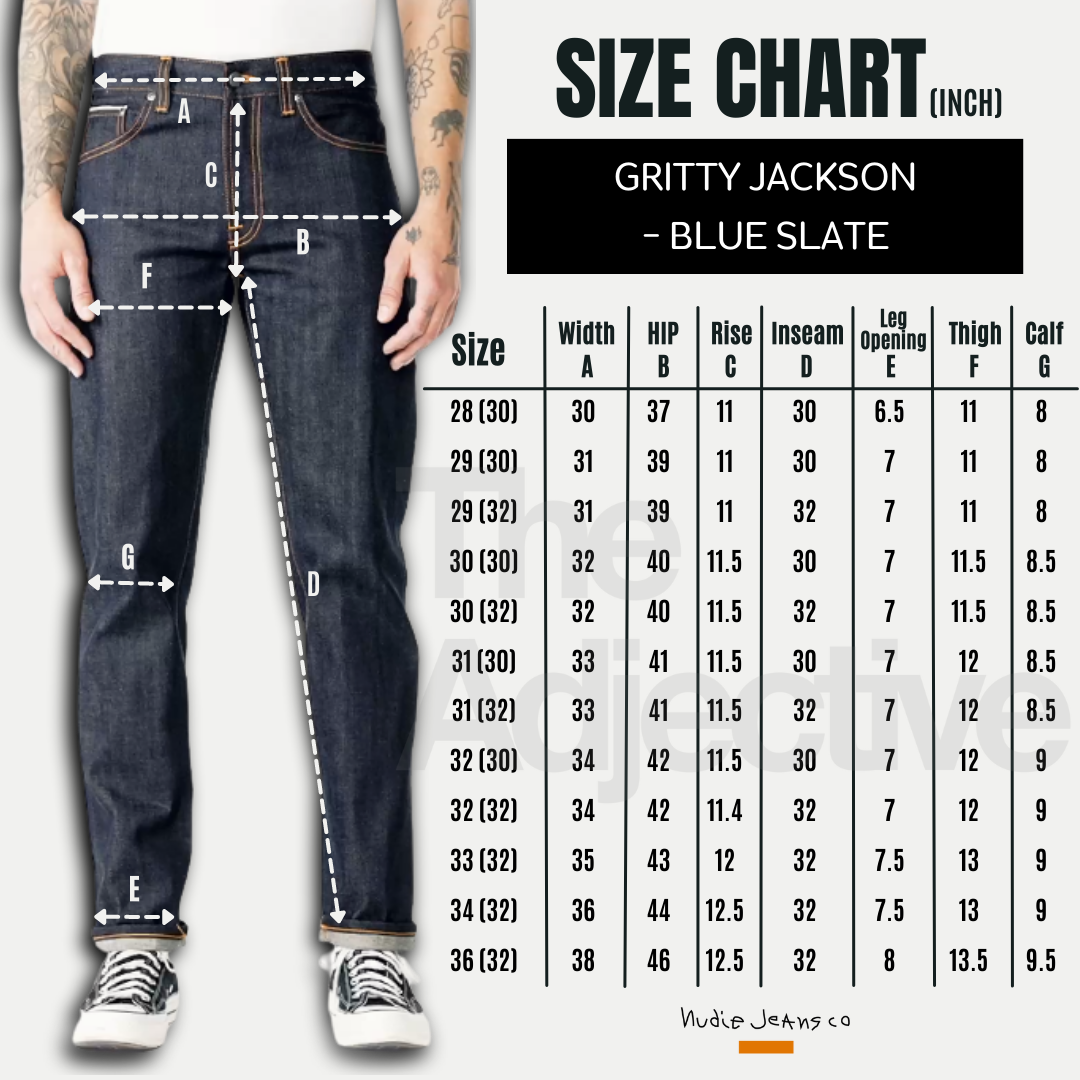 Gritty Jackson-Blue Slate I Nudie Jeans