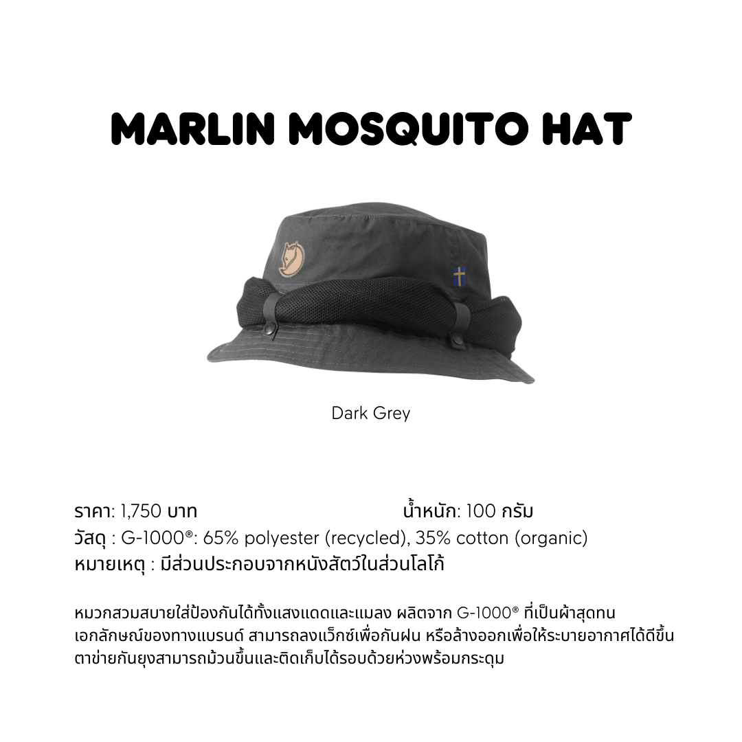 Marlin Mosquito Hat I Fjallraven