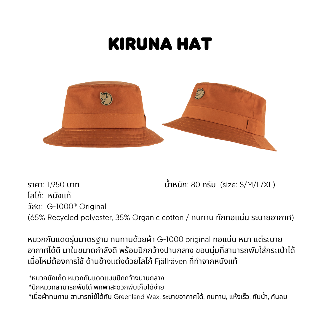 Kiruna Hat I Fjallraven