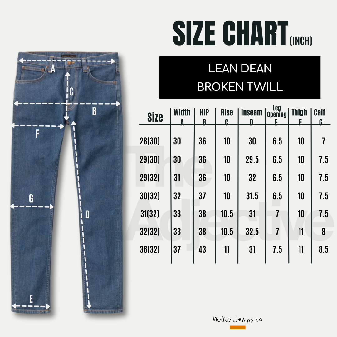 Lean Dean-Broken Twill | Nudie Jeans