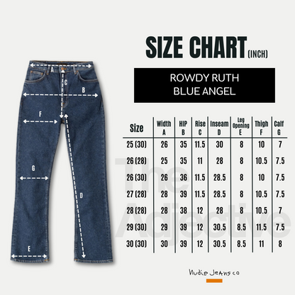 Rowdy Ruth-Blue Angel | Nudie Jeans