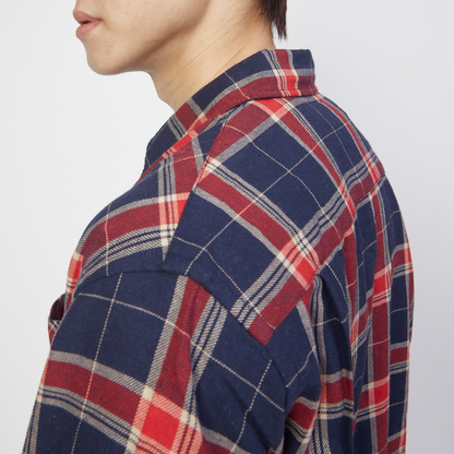 Relaxed Flannel Shirt Rebirth-Multi l Nudie Jeans
