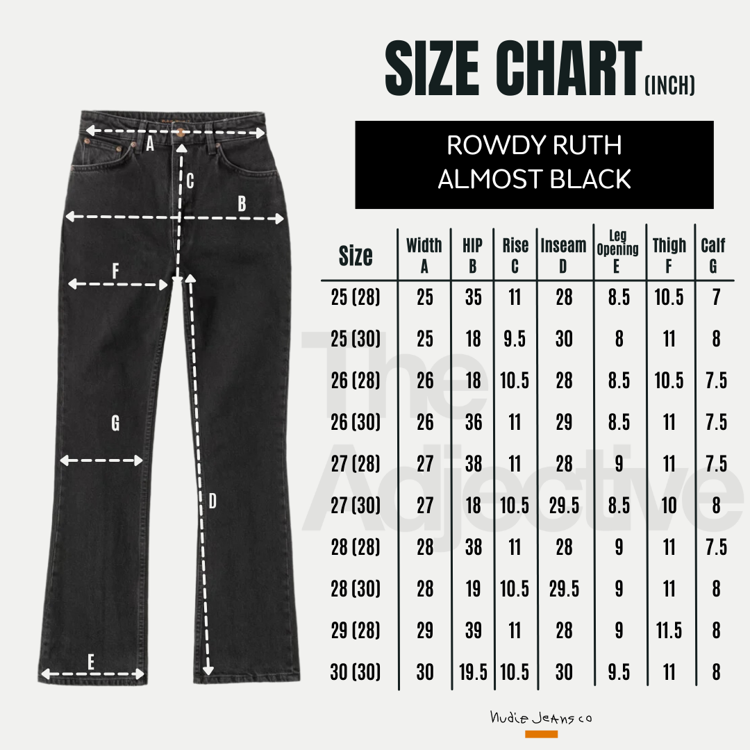 Rowdy Ruth-Almost Black | Nudie Jeans