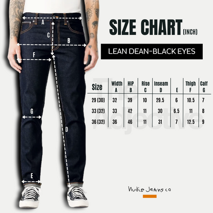 Lean Dean-Black Eyes | Nudie Jeans